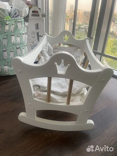 Колыбель-кроватка игрушечная