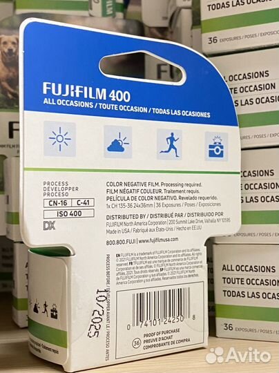 Фотопленка Fujifilm 400 (135/36)