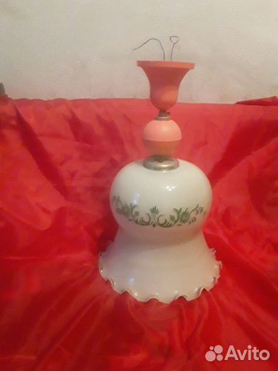 Светильник потолочный винтаж чехословакия