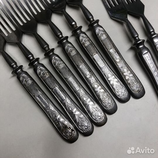 Вилки СССР нерж, з-д им.Кирова / 8шт
