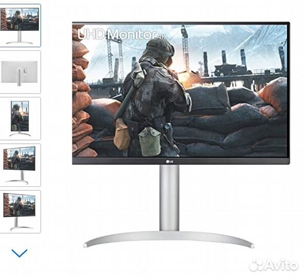 Монитор 4K Monitor LG 27UL650-W