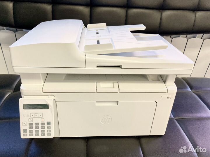 Мфу HP M132fn ADF, LAN, A4, 1400 стр пробег