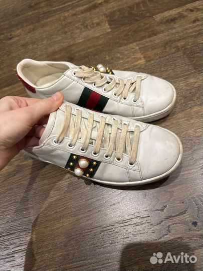 Кеды женские Gucci оригинал