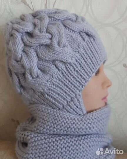 Шапка вязаная детская