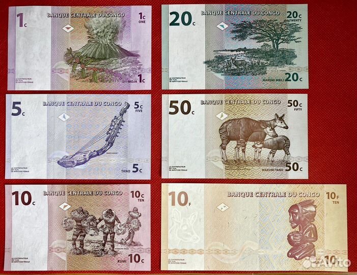 Банкноты Танзания / Конго