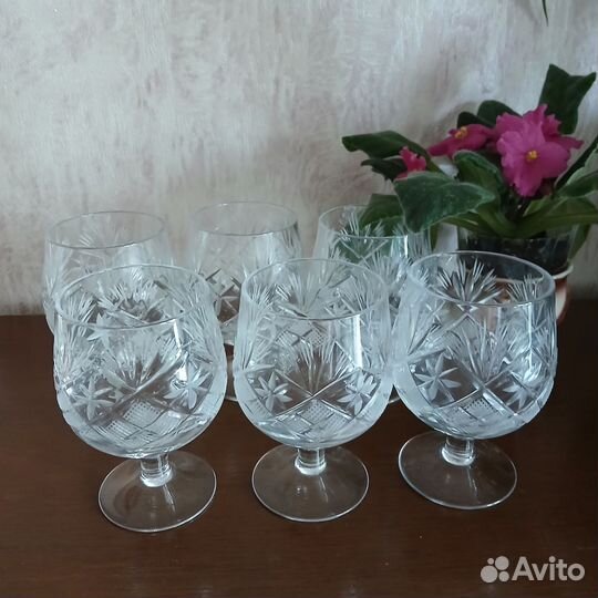 Бокалы для коньяка, бренди хрусталь