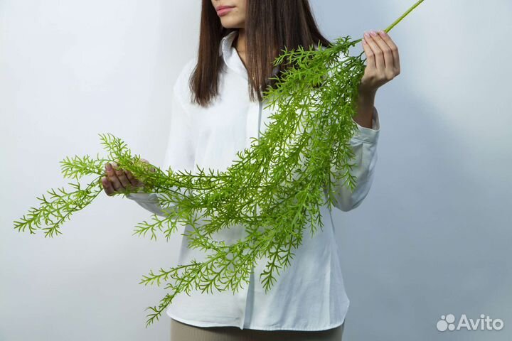 Растения искусственные ампельные свисающие