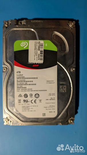 Жесткий диск Seagate IronWolf 4 tb