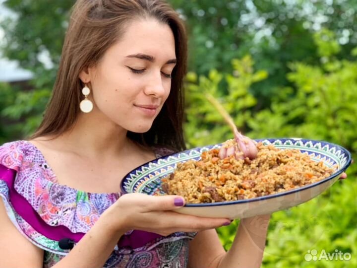 Узбекская посуда - косы, чайники, ляганы, пиалы