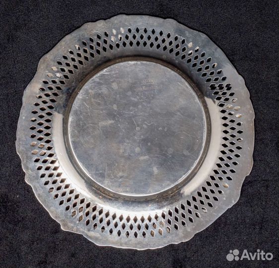 Посеребренный поднос-тарелочка Роджерс, США