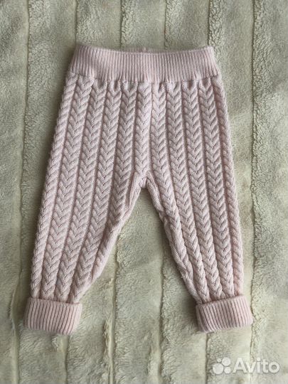 Костюм для девочки вязаный 74