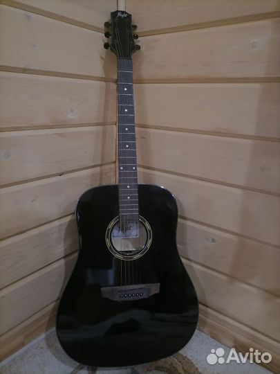 Гитара Flight D-130 BK + чехол