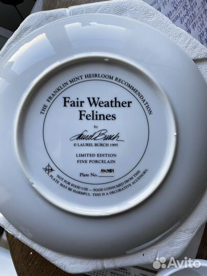 Декоративная тарелка laurel burch