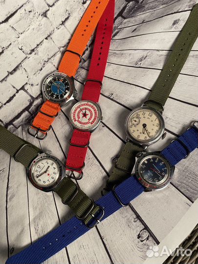 Универсальный нейлоновый ремешок для часов