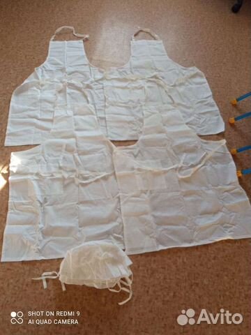 Новые фартуки и колпаки