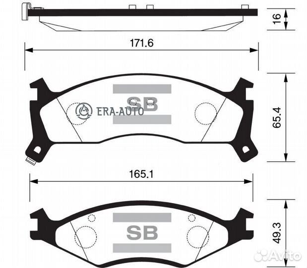 Sangsin brake SP1070 Колодки торм.дисковые Hi-Q KI