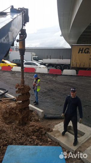 Установка опор лэп. св95 по нормам Т У. Доставка