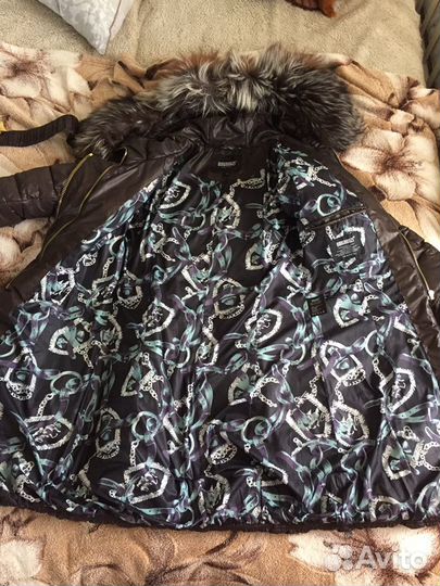 Пуховик куртка пальто 44-46 р зима