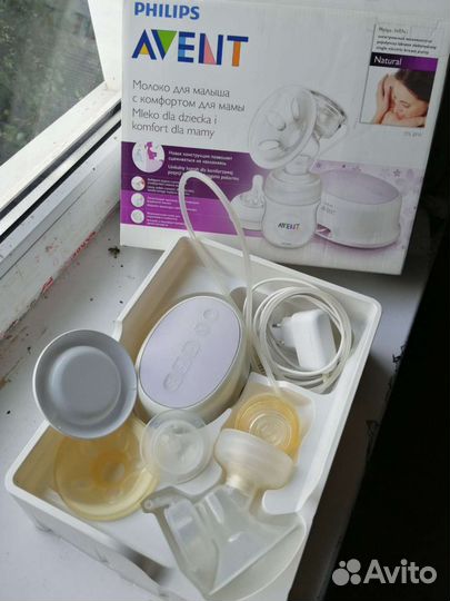 Молокоотсос avent электрический