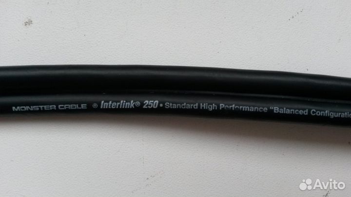 Monster Interlink 250. Межблочный RCA-RCA