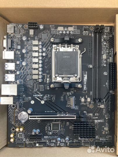 Материнская плата MSI PRO A620M-E SocketAM5