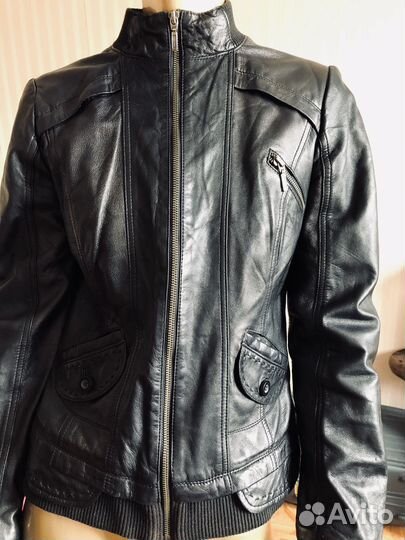 Куртка женская кожаная