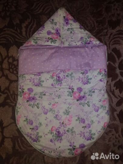 Новый тёплый конверт на выписку