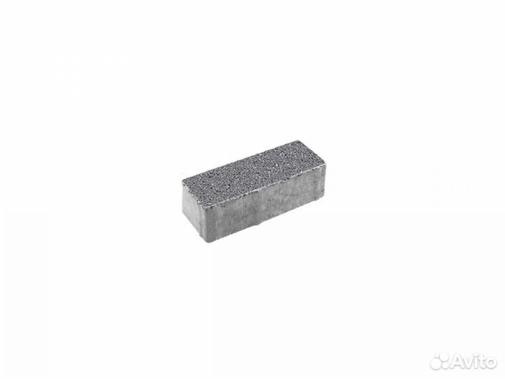 Тротуарная плитка Б.4 П.6 Гранит гладкий серый