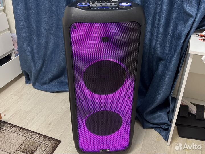 Аренда громкой музыкальной колонки 150w с микрофон