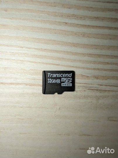 Карта памяти MicroSD transcend 32Gb 10 class