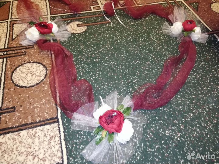 Украшения для свадебного авто