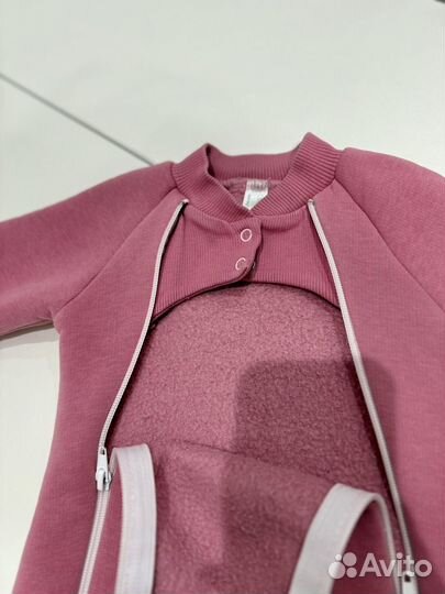 Флисовый комбинезон 62 размер