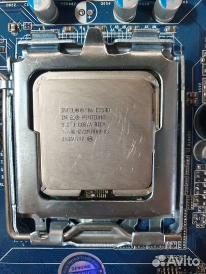 Материнская плата 775 с процессором