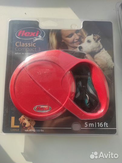 Поводки-рулетки для собак flexi новые