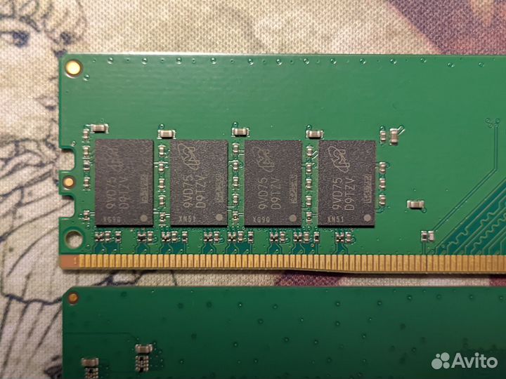 DDR4 Crucial 16Gb (8Gbх2) 2666Mhz, CL19