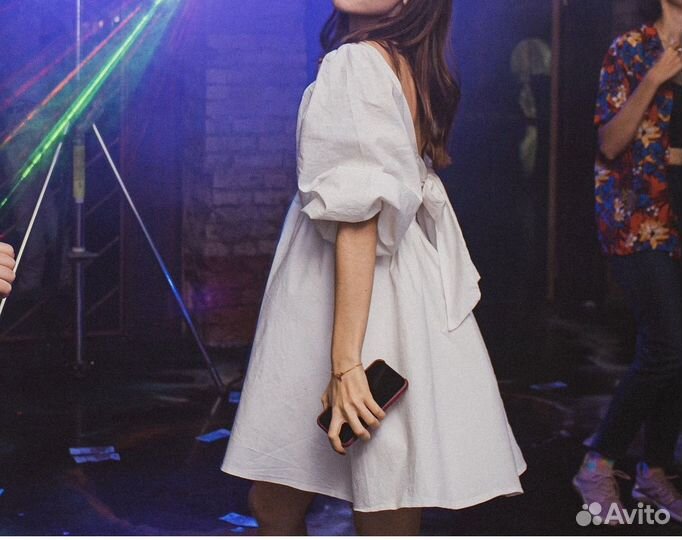 Платье молочное 44 размер