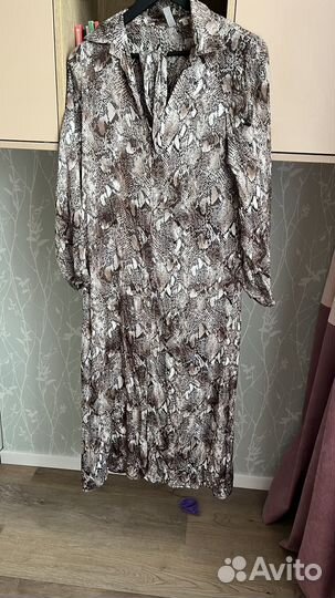 Шелковый халат платье Intimissimi s