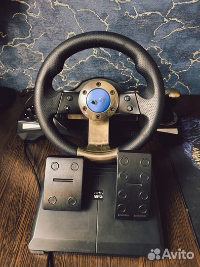 Игровой руль для пк oklick w-3 sportline