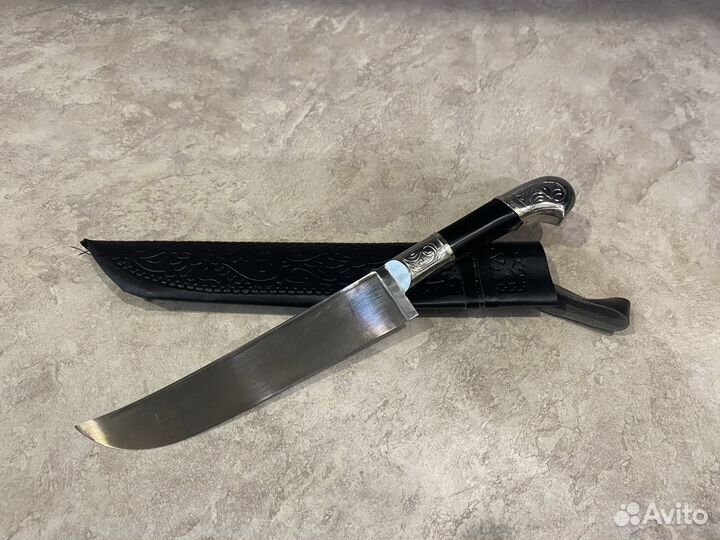 Пчак средний, гарда и навершие Мельхор, цельномета