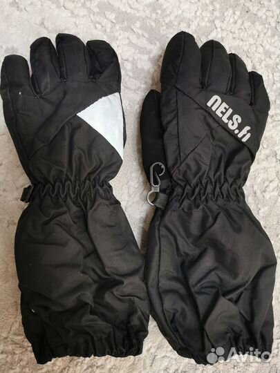 Шапка шлем IcePeak, краги демисезон Nels 5 - 6лет