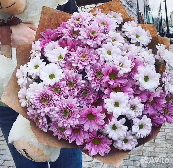 Букет из хризантем