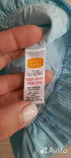 Панамка для девочки 2-3 года