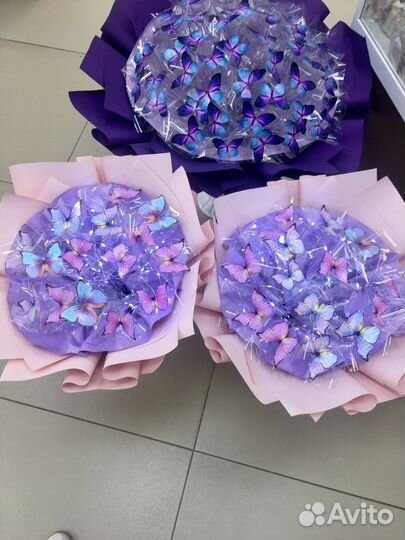 Букеты из бабочек