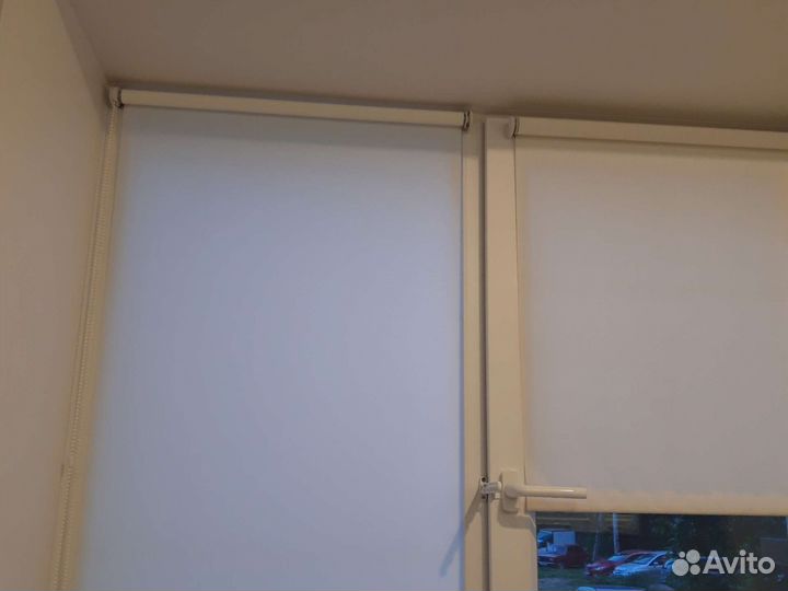 Жалюзи на трёхстворчатое окно