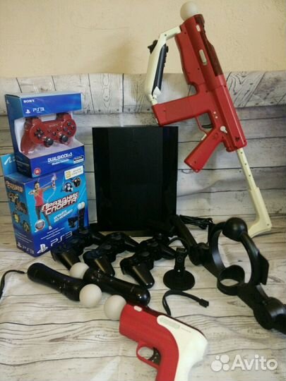 Sony PlayStation3 и 60 игр аксессуары