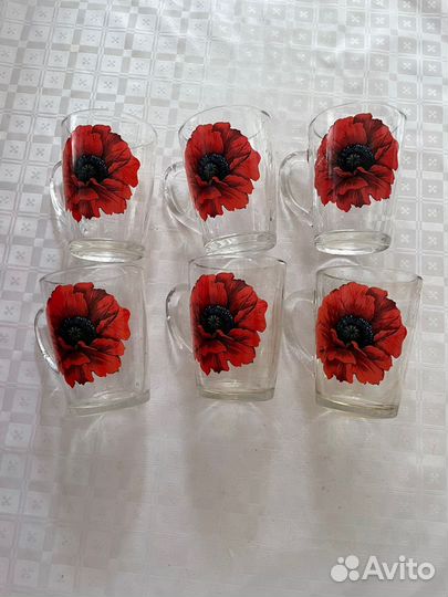 Чашки чайные (6 шт)