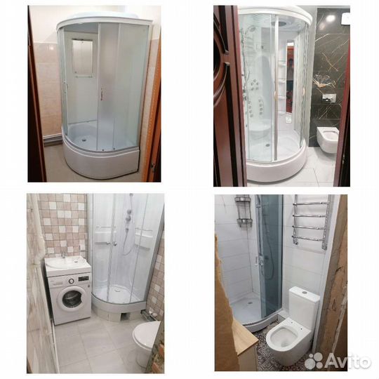 Услуги сантехника. Сборка душевых кабин