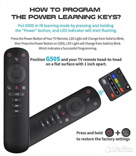 Android tvприставка пульт G50S,аэромышь,голос ввод