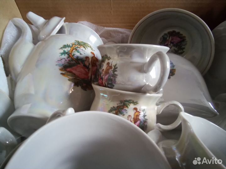 Чайно- кофейный сервиз. Не полный