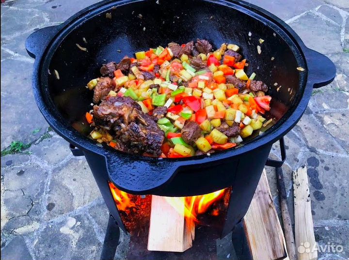 Чугунные Казаны от 3,5 до 22 л - Печи - В наличии